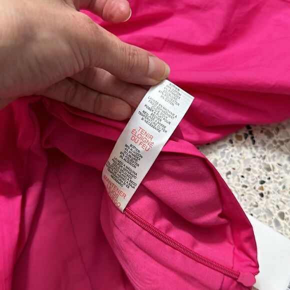 NWT Jason Wu hot Barbie pink crop puff sleeve top blouse shirt small s - Picture 8 of 10